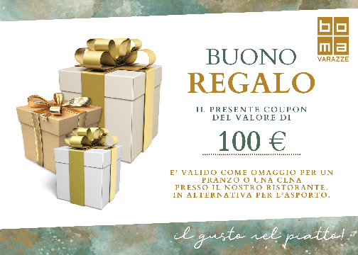 Ristorante Boma - Coupon Regalo - 100€